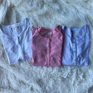 Abercrombie and fight tops girl size 13/14